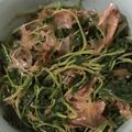 Yokchina's cooksnap of when they made 余った三つ葉で簡単おひたし.
