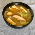 アンドーナツ☆'s cooksnap of when they made 白菜と油揚げのお味噌汁.