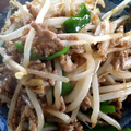 maaaayuu's cooksnap of when they made モヤシと挽き肉のオイスター炒め.