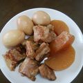 食を愛するママ寮母's cooksnap of when they made 炊飯器で！豚の角煮（スペアリブ）.