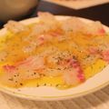 あうちくりん's cooksnap of when they made 酒のつまみにピッタリ！鯛のカルパッチョ.