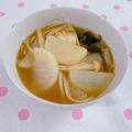 Yumi_666's cooksnap of when they made キノコと大根の味噌汁.