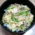 ＊なぁ＊'s cooksnap of when they made お手軽！余った挽き肉で♪玉子丼＊他人丼.