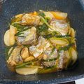 Renchan's cooksnap of when they made カルチジョリム　（太刀魚の煮物）.