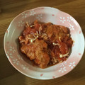 クック1FX93J☆'s cooksnap of when they made おしゃれに変身♪ から揚げのトマト煮.