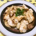 いお。's cooksnap of when they made 鶏胸肉のめんつゆマヨ焼き❤梅味噌和え.