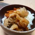 curisupin's cooksnap of when they made 豚こまでポークチャップ.
