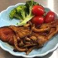kookuro's cooksnap of when they made ジューシー☆鮭としめじのバタームニエル.