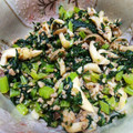 まあちゃんとペロ's cooksnap of when they made 大根の葉消費！大根の茎と挽肉ふりかけ.