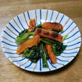 和☆2049's cooksnap of when they made ほうれん草と赤天で♪.