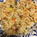 んりおか's cooksnap of when they made 簡単ピラフは炊飯器で!仕上げバターが命★.