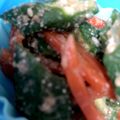 かまきりこ's cooksnap of when they made つくりおき！オクラのごまあえ.
