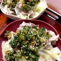 Victoria＊'s cooksnap of when they made 豚バラ蒸しキャベツの中華風香味ダレ.