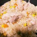 虎徹のママ's cooksnap of when they made 炊飯器でチキンごろごろピラフ.