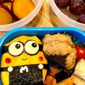 ayato509's cooksnap of when they made キャラ弁☆簡単ミニオン弁当.
