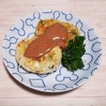 アクセル☆'s cooksnap of when they made ☆キャベツとゆで卵のお焼き☆.