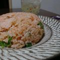 ダイナマイト漆黒's cooksnap of when they made たらこチャーハン.