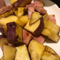 whha's cooksnap of when they made さつまいもとベーコンの炒め物.