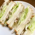 ジョングレ's cooksnap of when they made のせるだけ★チャーシューとレタスのサンド.
