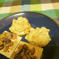 龍青空ママ's cooksnap of when they made 柿のポテサラダ.