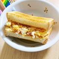 hitomi♪＊'s cooksnap of when they made 早っ♪レンチン目玉焼きで！玉子サンド.