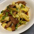 むー太朗's cooksnap of when they made セロリと豚肉の中華風きんぴら.