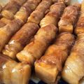 クックYJQL3I☆'s cooksnap of when they made 肉巻き高野豆腐の照り焼き.