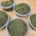 ロックンかおりん☆'s cooksnap of when they made グリーンティー蒸しパン レンジ加熱.