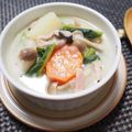 バカリャウ's cooksnap of when they made 牡蠣と冬野菜の豆乳チャウダー.