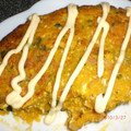 creamcrepe's cooksnap of when they made かぼちゃと豆腐のお好み焼き風.