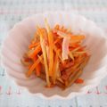 バカリャウ's cooksnap of when they made ベーコンとごぼうの鶏だしきんぴら.