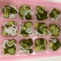 料理苦手はる's cooksnap of when they made 離乳食 後期後半 〜しらすときゅうり〜.