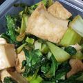 spica1206's cooksnap of when they made ちんげん菜と厚揚豆腐の和風炒め.