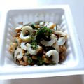 azbjbn's cooksnap of when they made 大葉＆ちくわ☆納豆和え.