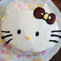 クック4LZLSU☆'s cooksnap of when they made キティのキャラケーキ.