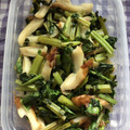 knuckleさん's cooksnap of when they made ❁大根の葉とちくわのごま油炒め❁.