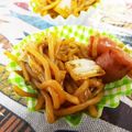 なおきんとん's cooksnap of when they made 【お弁当】ソーセージと白菜のソース焼そば.