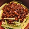 precious☆'s cooksnap of when they made 簡単！盛岡じゃじゃ麺風肉味噌きしめん.