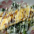 momoazeru's cooksnap of when they made 節約♡もやしとブロッコリーの卵のせ.