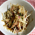 はな。ちゃん's cooksnap of when they made 簡単♪もやしえのきと豚バラのバタポン炒め.