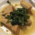 miomioko's cooksnap of when they made 厚揚げとほうれん草のピリ辛味噌炒め.