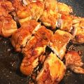 tocomama7's cooksnap of when they made 鳥もものりんご酢テリテリ焼き.