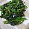 パパの手料理☆'s cooksnap of when they made ピーマンとわかめのナムル.