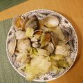 みいみいまる's cooksnap of when they made 焼きキャベツが主役！ホンビノス貝の酒蒸し.