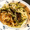 相棒は五郎丸's cooksnap of when they made 水菜とじゃこの焼きそば　柚子胡椒風味.