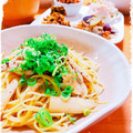 ＴＷＯＨＥＡＲＴＳ's cooksnap of when they made マヨネーズで～ 和風きのこスパゲッティ.