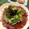 料理に目覚めた高校生's cooksnap of when they made イナダの中華風カルパッチョ.