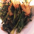 モンブラン７'s cooksnap of when they made カブの葉炒め【だし醤油&砂糖だけ】.