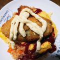 もものkitchen's cooksnap of when they made ハントンライス.