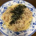 莉紅花's cooksnap of when they made ツナマヨ♡納豆ポン酢パスタ.